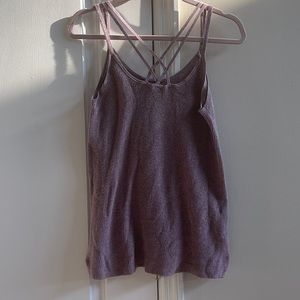 AE Lavender knit shirt